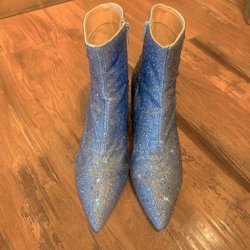 Betsey Johnson Kyla rhinestone booties